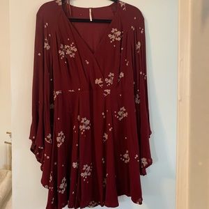 Free people boho mini dress